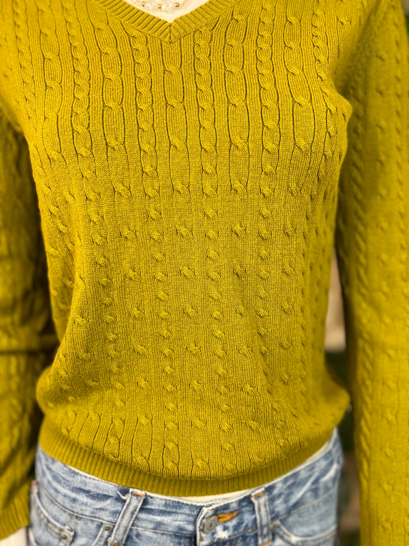 Green Charter Club Casual Sweater, S