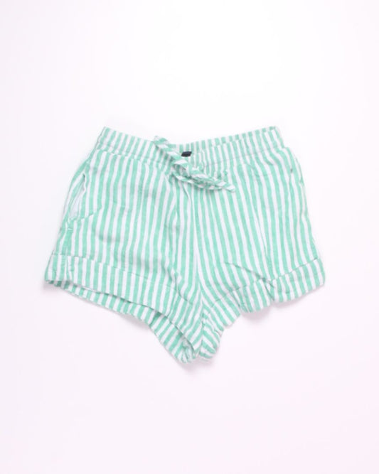 Gren/White Universal Thread Linen Shorts, XS