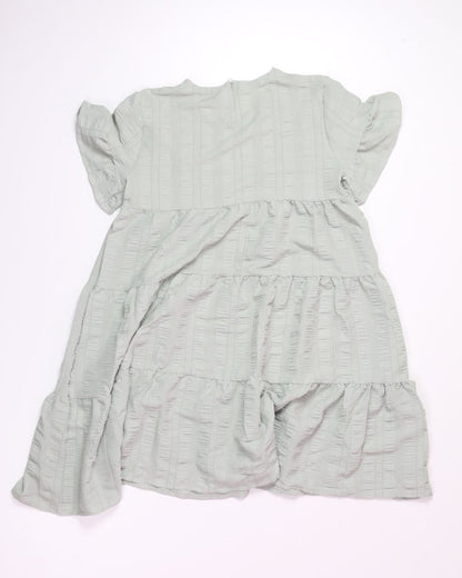 Green Shein Tiered Dress, S