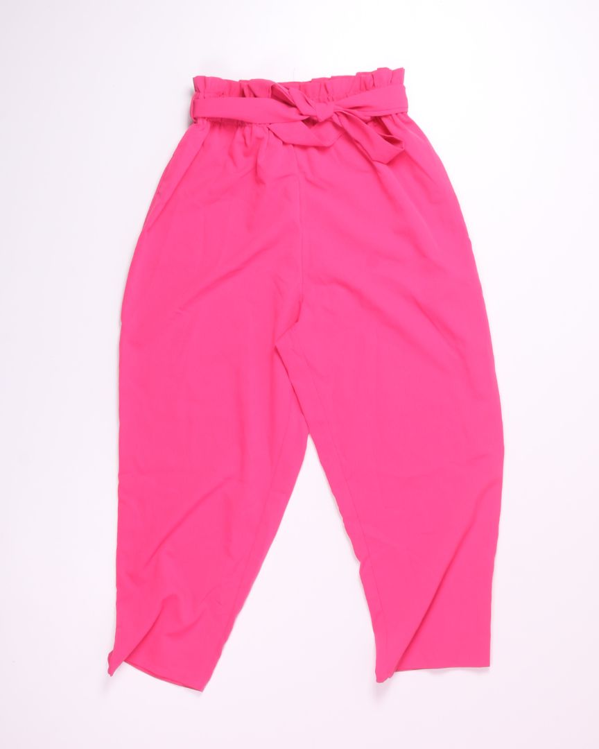 Pink Shein Belted Pants, XL