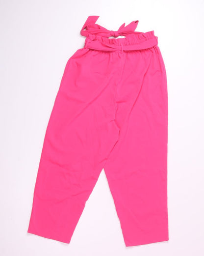 Pink Shein Belted Pants, XL