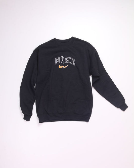 Black Hanes Crewneck, M