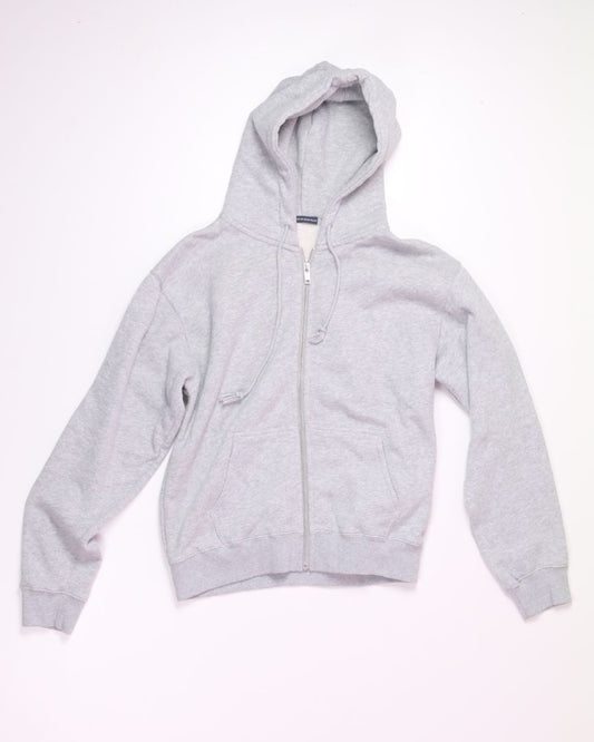 Gray Brandy Melville Zip Up Hoodie, XS