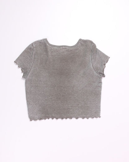 Green American Eagle Cropped Tee, L