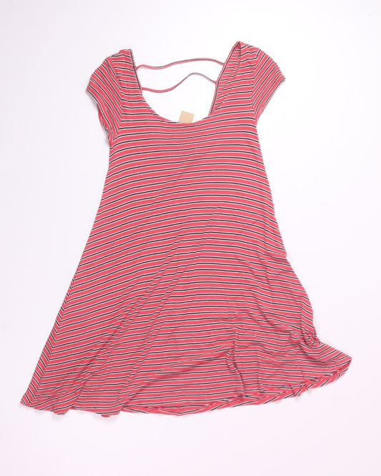 Red American Eagle Tee Shirt Dress, S