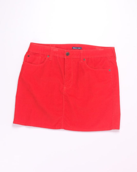 Red Gap Mini Corduroy Skirt, 12