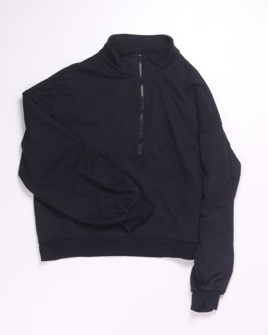 Black Quarter Zip, L