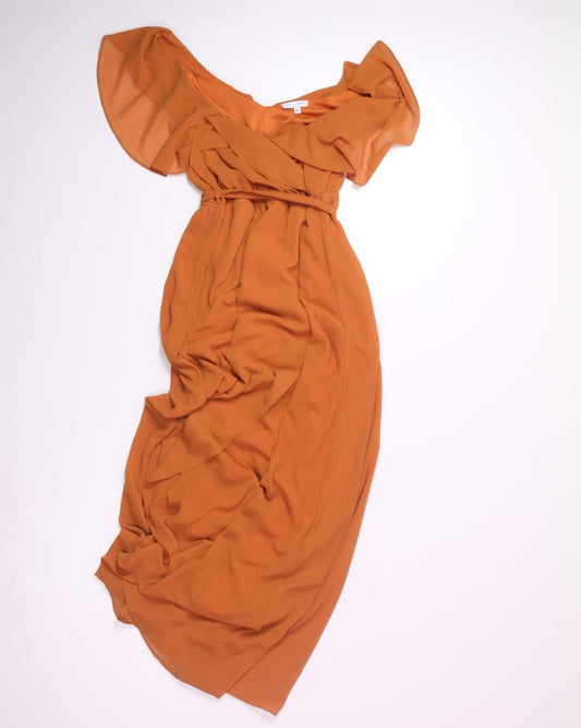 Orange Baltic Born Maxi Dress, XL