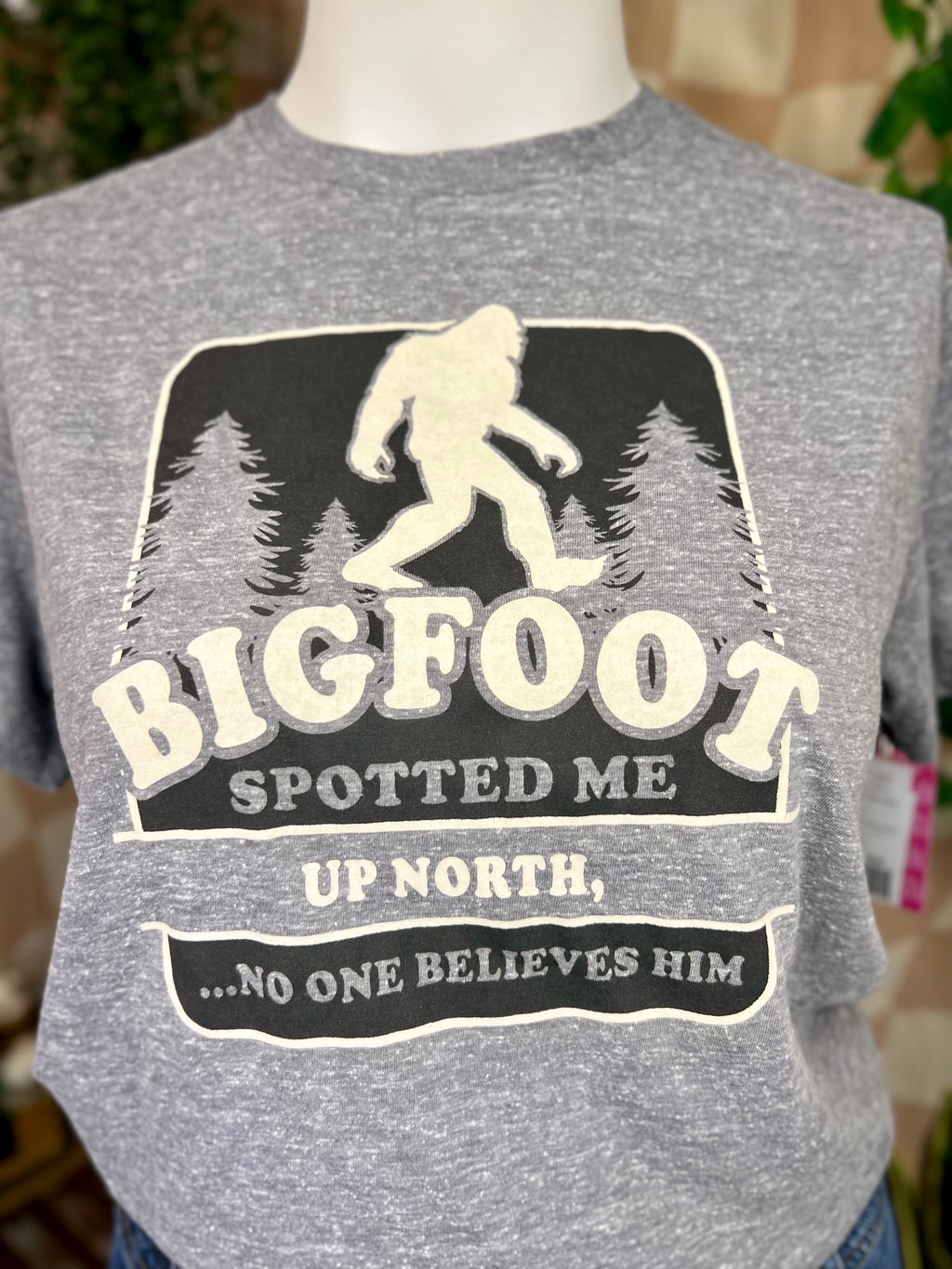 Bigfoot Spotted Me Tee, L