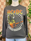 Gray ACDC Graphic Tee, L