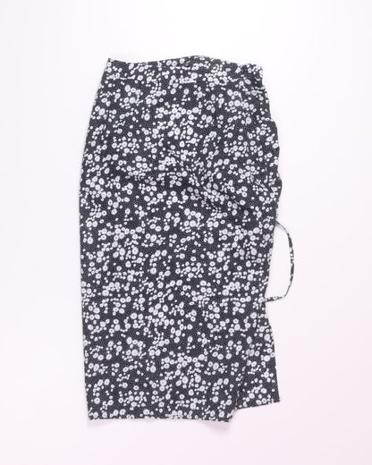 B&W Shein Midi Skirt, S