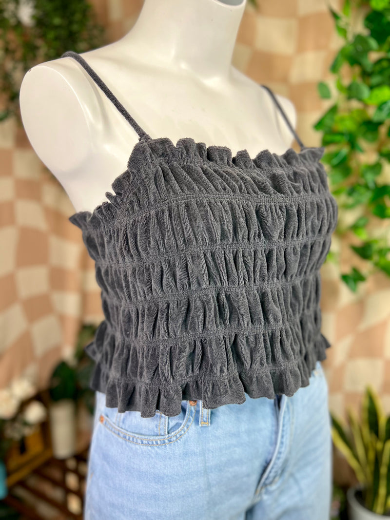 Gray H&M Terrycloth Cami, XL