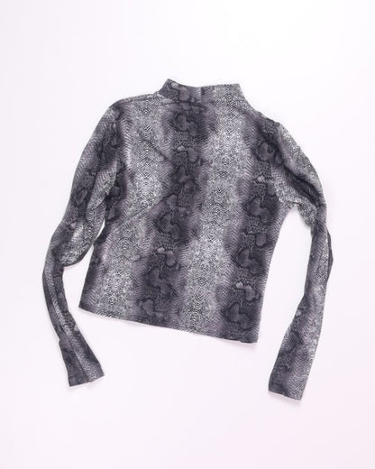 B&W Olivia Rae Mockneck Long Sleeve, M