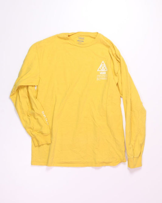 Yellow Vans Long Sleeve, L