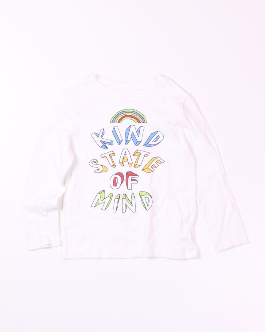 White Old Navy Long Sleeve, 5T