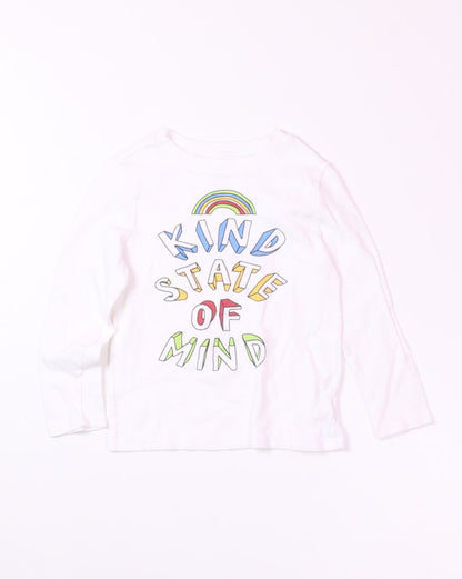 White Old Navy Long Sleeve, 5T