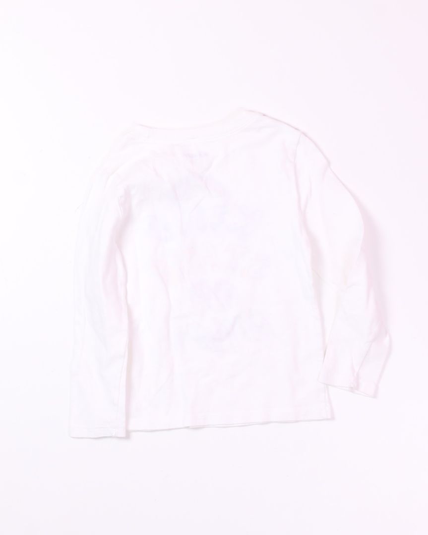 White Old Navy Long Sleeve, 5T