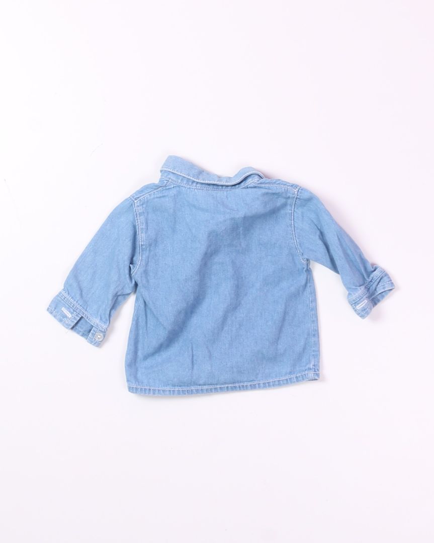 Denim B.T. Kids Button Down, 3-6M