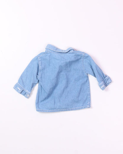 Denim B.T. Kids Button Down, 3-6M