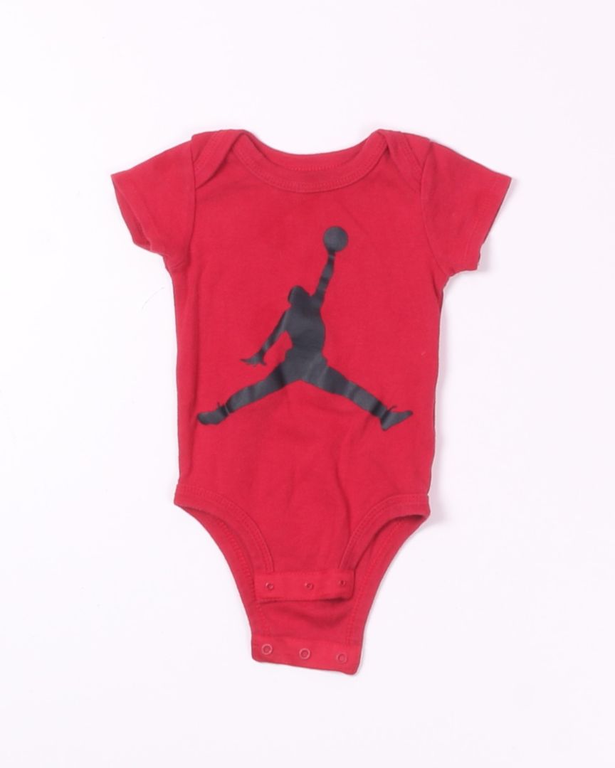 Red Air Jordan Onesie, 6M