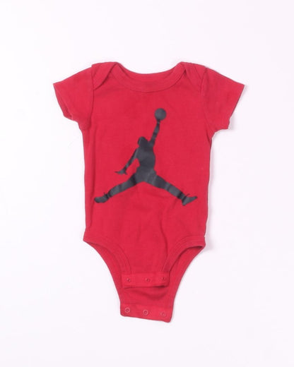 Red Air Jordan Onesie, 6M