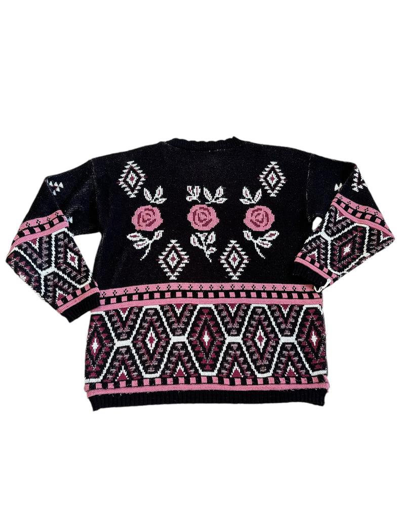 Black/Pink Cafe La Vie Sweater, 1