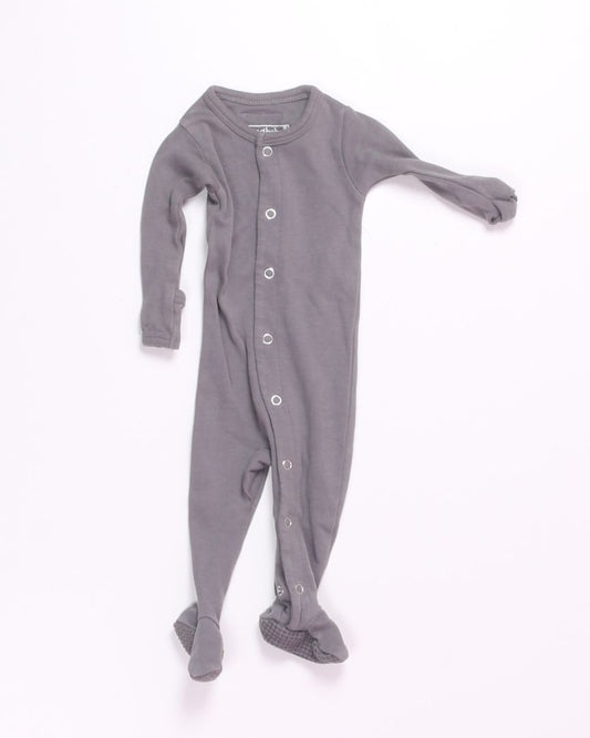 Gray L'oved Baby Sleeper, 0-3M