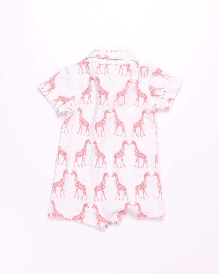 White/Orange Kate Quinn Playsuit, 2T