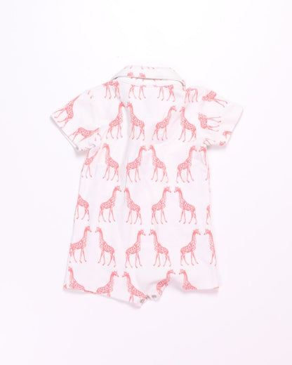 White/Orange Kate Quinn Playsuit, 2T