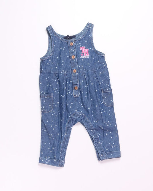 Denim Tommy Hilfiger Overalls, 6-9M