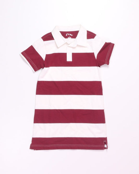 Red Art Class Polo Dress, S