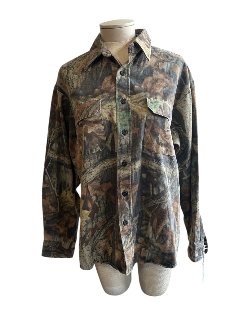 Camo Liberty Button Up, M