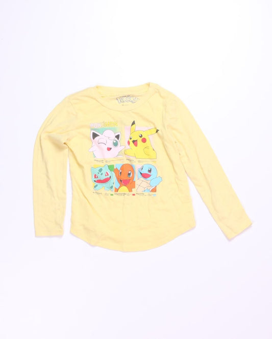 Yellow Pokemon Long Sleeve, 6