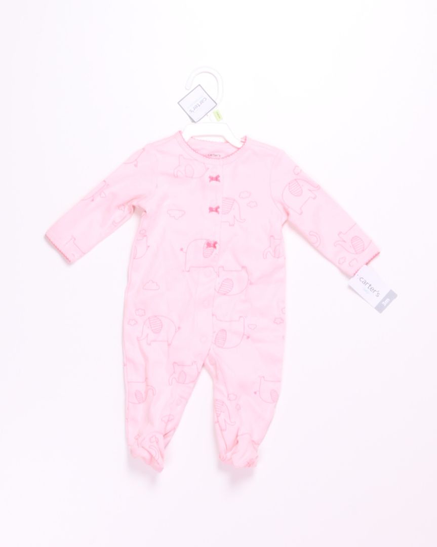 Pink Carter's Sleeper, 3M