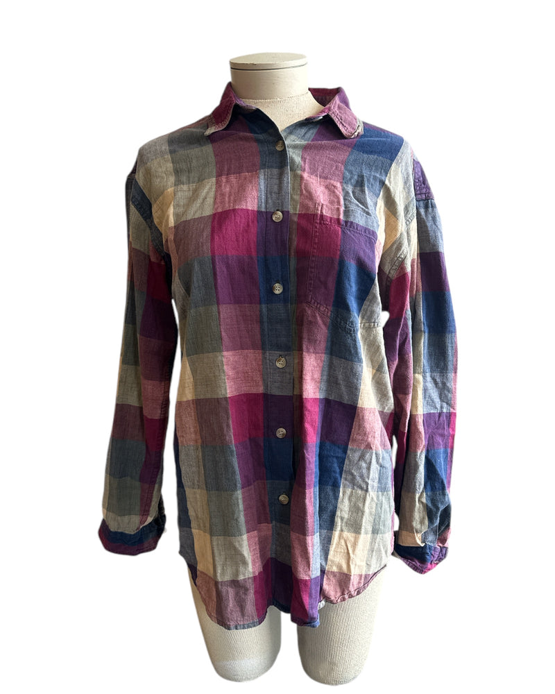 Purple BLue Spruce Flannel, S