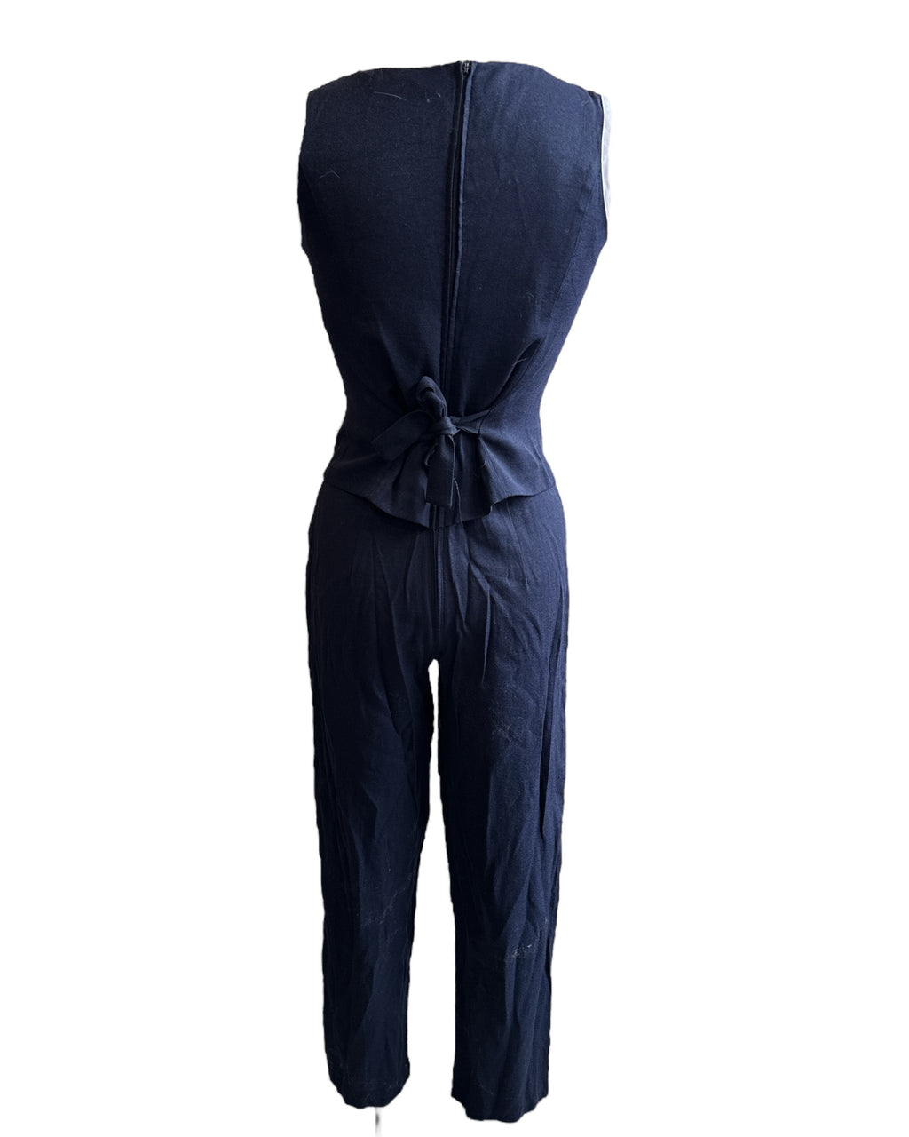 Navy Casual Corner Jumpsuit, 5/6