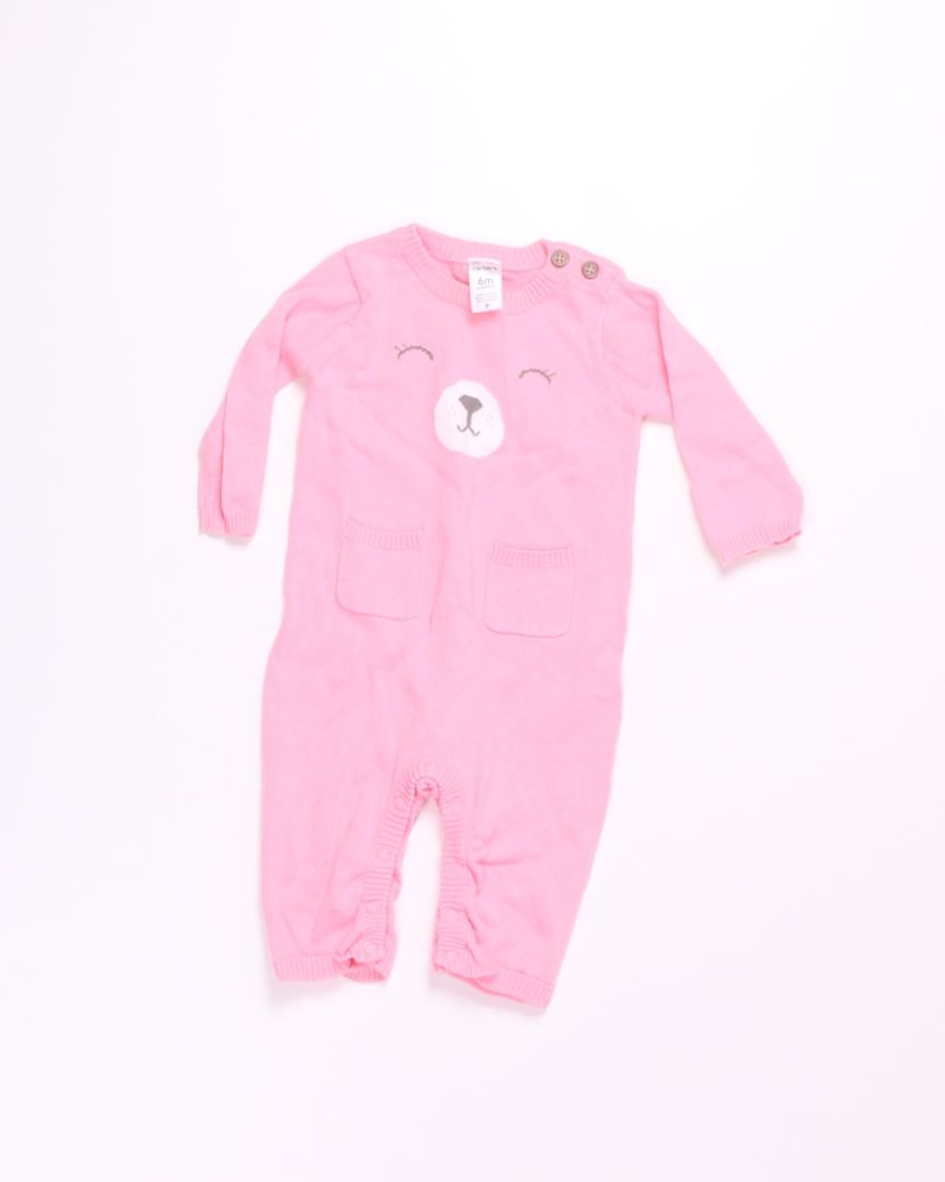 Pink Carter's Playsuit, 6M