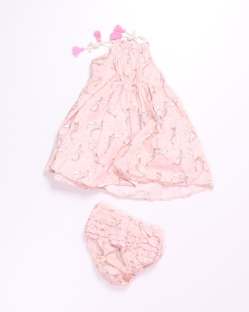 Pink Cynthia Rowley Dress + Bloomers, 24M