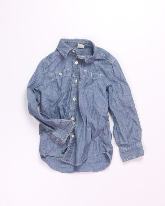 Denim Crewcuts Button Down, 6/7