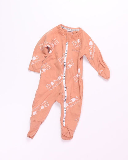 Orange Wondersuit Sleeper, 3-6M