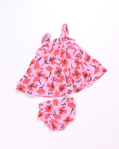 Pink Hanna Andersson Tank + Bloomers, 6-12M