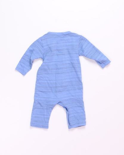 Blue Feather Baby Playsuit, 3-6M