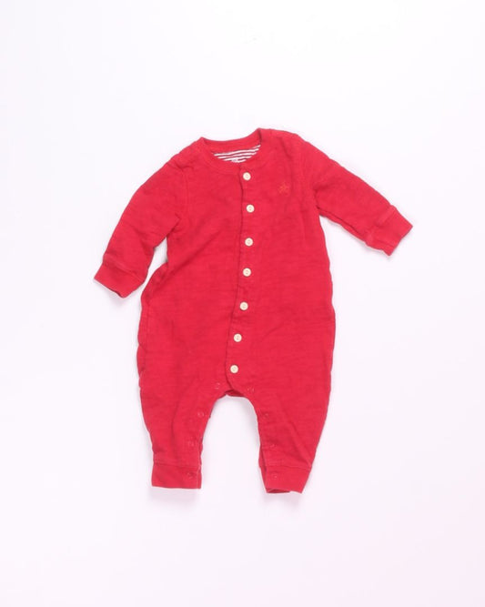 Red Baby Gap Playsuit, 3-6M