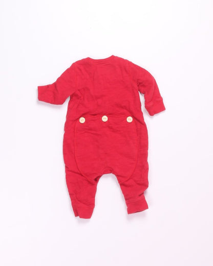 Red Baby Gap Playsuit, 3-6M