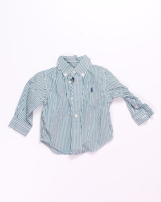 Green Ralph Lauren Button Down, 9M