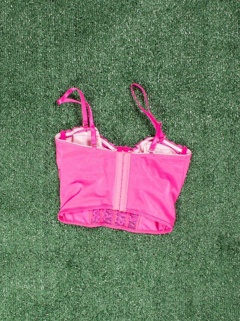 Pink Corset Tank, S