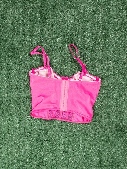 Pink Corset Tank, S