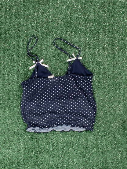 Blue Full Tilt Sheer Cami, XS
