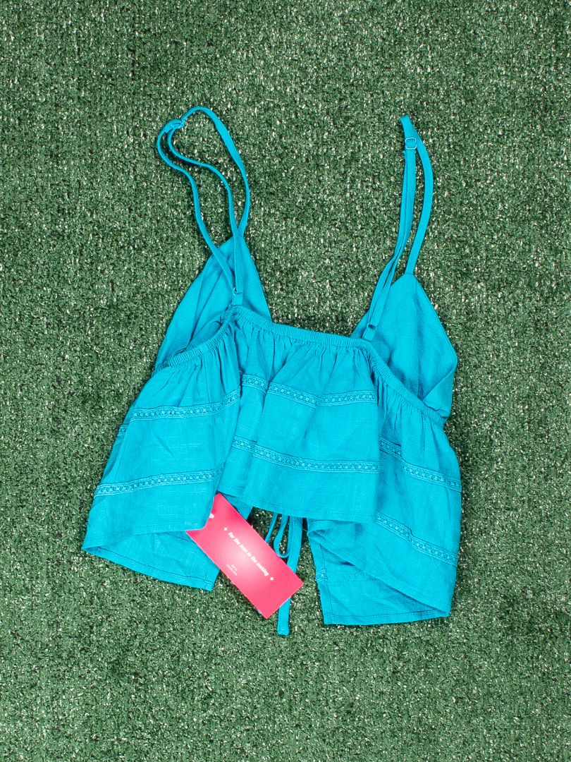 Blue Shein Blouse, XXS