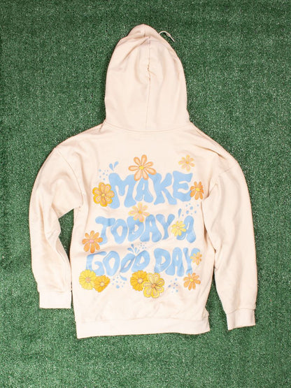 Cream BlackBough Hoodie, S